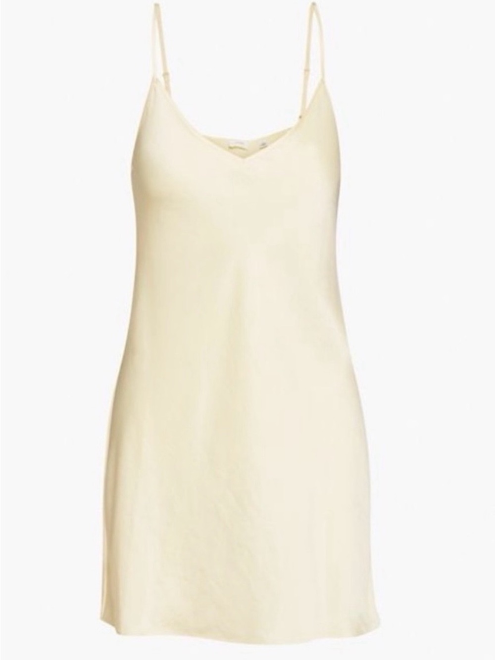 Aritzia Slip Dress - Butter Yellow